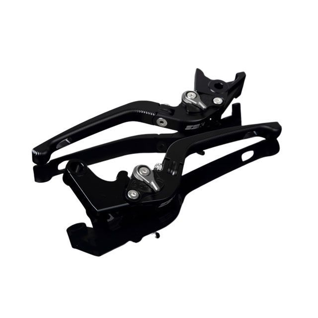 SPEEDRA アルミビレットアジャストレバーセット 3D可倒式（レバー本体：マットブラック） CBR600RR CBR954RR アジャスター マットチタン LVDM010BK-TM