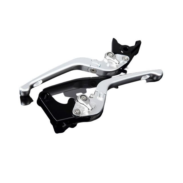 SPEEDRA アルミビレットアジャストレバーセット 3D可倒式（レバー本体：マットシルバー） アジャスター マットシルバー LVDM018SR-SR