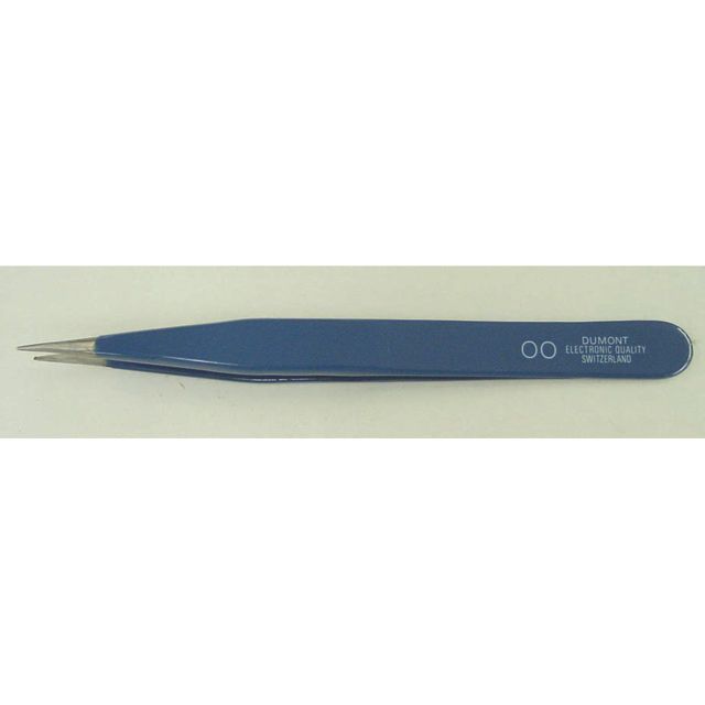 デュモント 0302-00-CO ピンセット NO.00 ブルー・イノックス 0302-00-CO