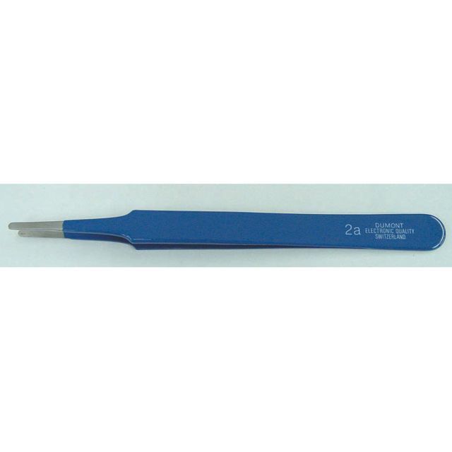 デュモント 0302-2A-CO ピンセット NO.2A ブルー・イノックス 0302-2A-CO