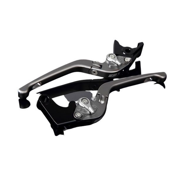 SPEEDRA アルミビレットアジャストレバーセット 3D可倒式（レバー本体：マットチタン） アジャスター マットシルバー LVDM060TM-SR｜モトメガネ 店