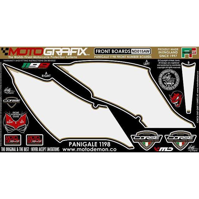 モトグラフィックス ボディパッド Front ドゥカティ 1199 Panigale タイプ ND015AW MT-ND015AW｜モトメガネ 店 12,013円