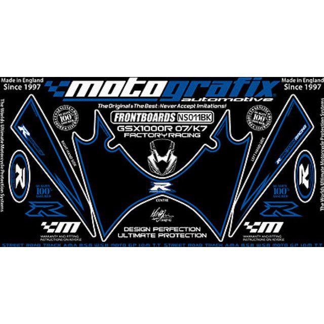モトグラフィックス ボディパッド Front スズキ GSX-R1000 タイプ NS011BK MT-NS011BK｜モトメガネ 店