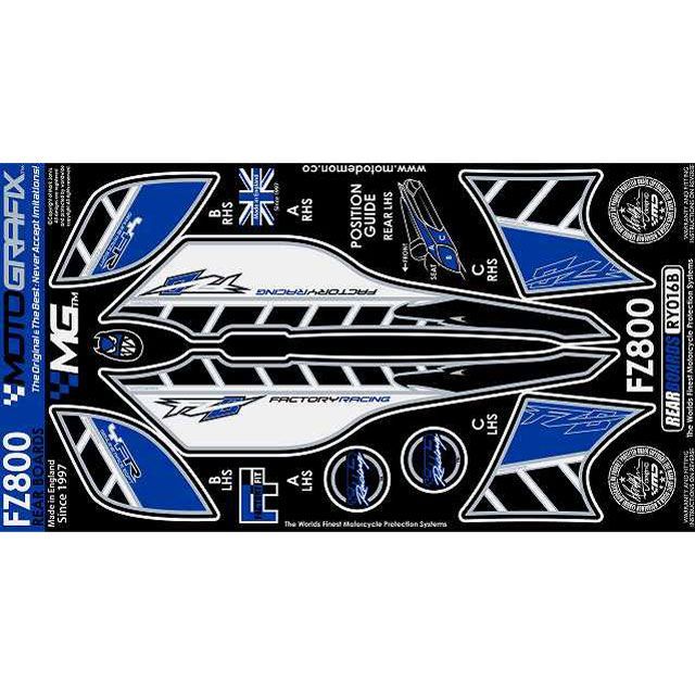 モトグラフィックス ボディパッド Rear ヤマハ FZ8 タイプ RY016B MT-RY016B｜モトメガネ 店