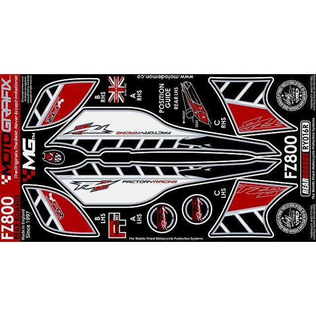 モトグラフィックス ボディパッド Rear ヤマハ FZ8 タイプ RY016R MT-RY016R｜モトメガネ 店 12,013円