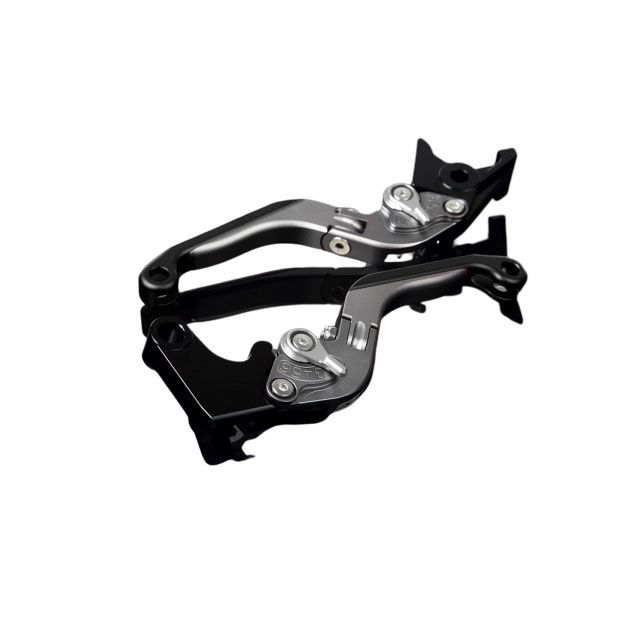 SPEEDRA アルミビレットアジャストレバーセット 可倒延長式（レバー本体：マットチタン） アジャスター マットシルバー エクステンション マットブラック LVGM020TM-SRBK 11,430円