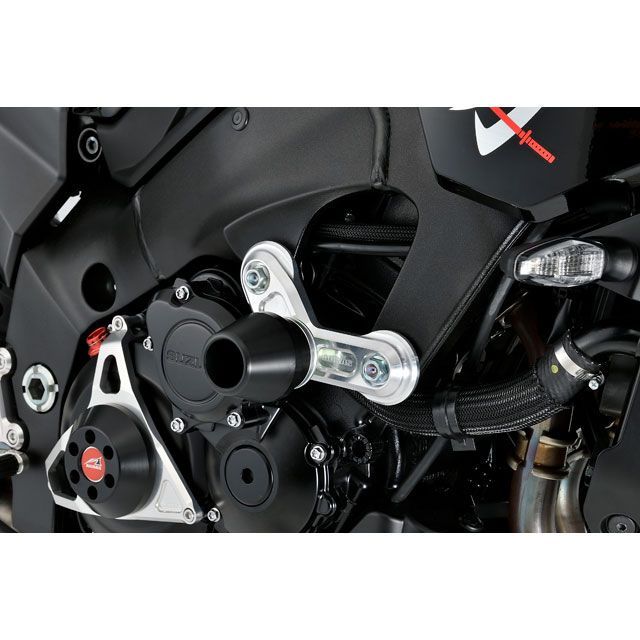 アグラス レーシングスライダー エンジンハンガータイプ φ60 GSX-S1000 KATANA カラー ジュラコン/ブラック 342-309-001B｜モトメガネ 店