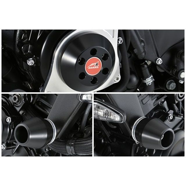 アグラス レーシングスライダー 3点セット フレームφ60＋ジェネレーターC カラー ジュラコン/ホワイト 342-302-012