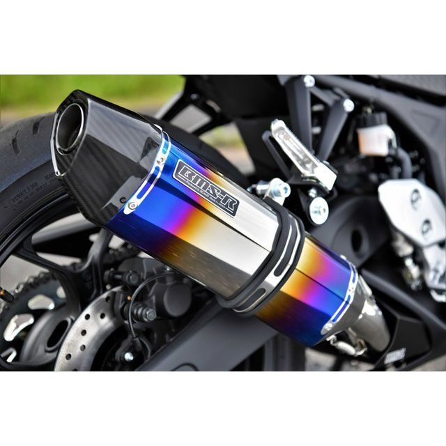 BMS CORSA-EVO II スリップオンマフラー ヒートチタン 政府認証 YZF R-3 G264-65-P6J