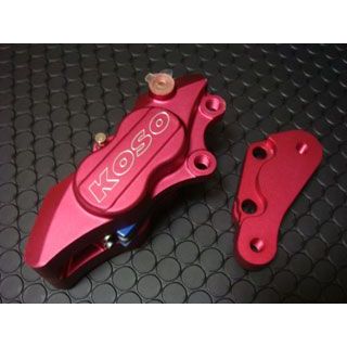 コーソー KOSO 4POT対向アルミ削出キャリパー 280mmDISK用 限定ピンク マジェスティー125 KS-BC-MA 12,147円