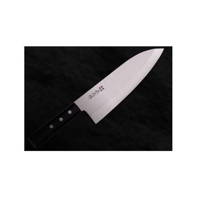 楽天市場】正広作 ステンレス鋼出刃150 黒合板柄 : e刃物.com楽天店