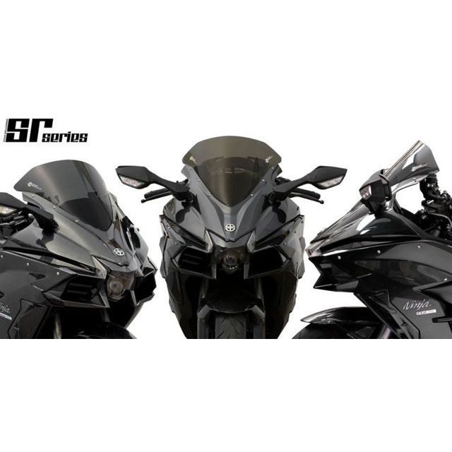ゼログラビティ スクリーン SRタイプ Ninja H2 SX カラー ダークスモーク 2025619｜モトメガネ 店
