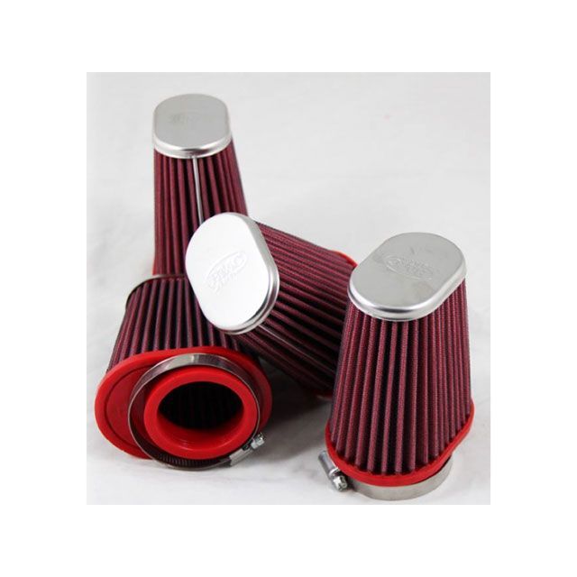 ビーエムシー Oval airfilters for carburetor（ChromeTop） FBPF50-80C｜モトメガネ 店