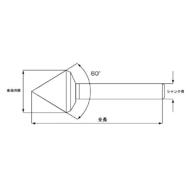 プロチ カウンターシンク60°50.0HSS PROCHI PRC-60500O 返品種別A-