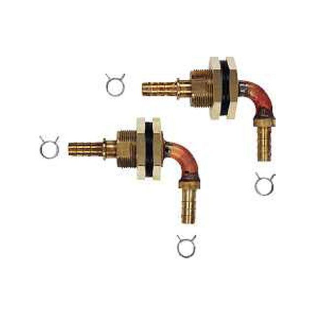 カクダイ 416-451 ユニットバス貫通金具 416-451