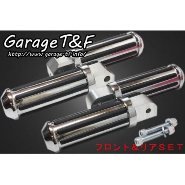 ガレージT&F レールフットペグ マグナ250/S セット内容 フロント&リアセット 年式 1999年以降 ・MG250FP08B|モトメガネ 店