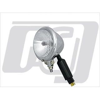 ガッツクローム 4.5ヘッドライト（ノーマルレンズ） Harley-Davidson カラー クローム 5500-0007｜モトメガネ 店
