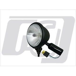 ガッツクローム 4.5ヘッドライト(ノーマルレンズ) Harley-Davidson カラー ツヤ有りブラック 5500-0012|モトメガネ 店