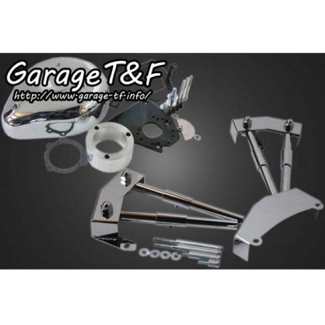 ガレージT&F ティアドロップ＆プッシュロッドカバーSET シャドウ400 ・SHA400AC08｜モトメガネ 店