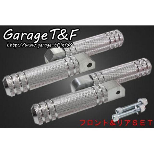 ガレージT&F アルミフットペグタイプ I シャドウ400 セット内容 フロント＆リアセット カラー ポリッシュ 年式 2000年まで ・SHA400FP04A｜モトメガネ 店