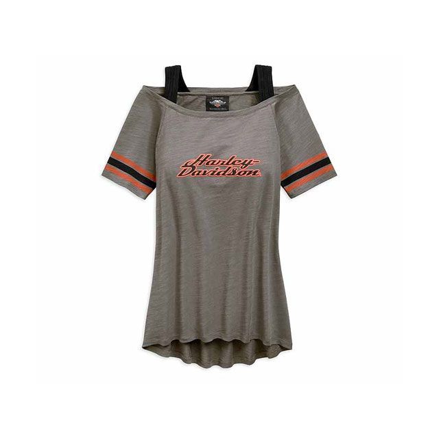 HARLEY-DAVIDSON レディースアパレル LD’S Tシャツ StripedSleeve Tee サイズ