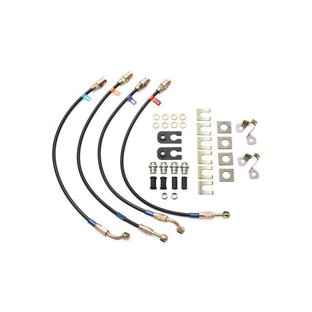 WEB限定カラー有 正規品/スウェッジライン ホースキット フェアレディZ Z34(-2012/6)対向ピストン車 ホースカラー:クリア SWAGE-LINE 車 自動車 | carrozzeriamaniezzo.com