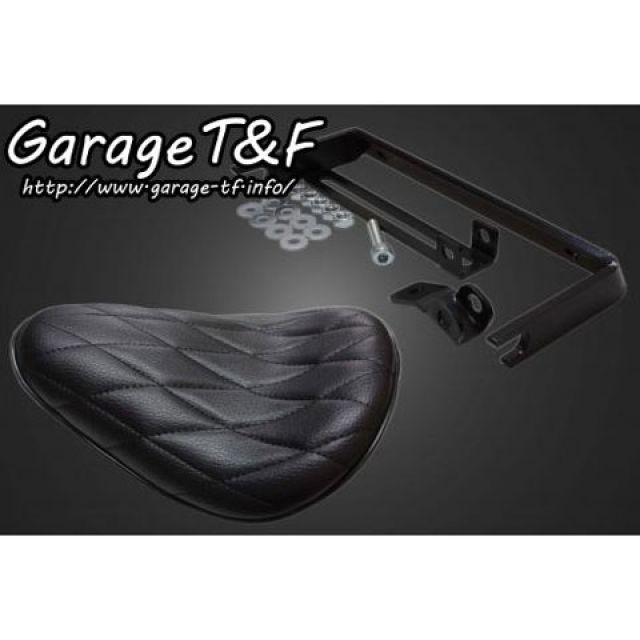 ガレージT&F ソロシート(ダイヤ)ブラック&リジットマウントキット SR400 ・SR400ST12|モトメガネ 店