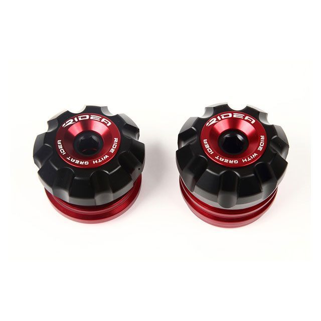 リデア フロントアクスルスライダー（レッド） MT-25/MT-03 YZF-R25/YZF-R3 RIYA00374