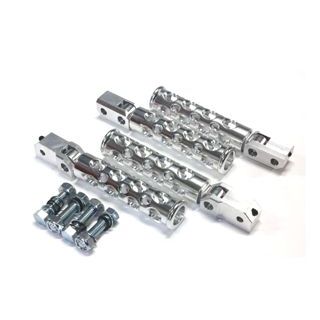 ガレージT&F コンバットフットペグ シャドウスラッシャー400/750 セット内容 フロント&リアセット カラー ポリッシュ ・SS400FP02|モトメガネ 店