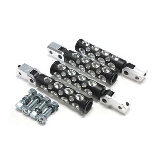 ガレージT&F コンバットフットペグ シャドウスラッシャー400/750 セット内容 フロント&リアセット カラー ブラック ・SS400FP03|モトメガネ 店