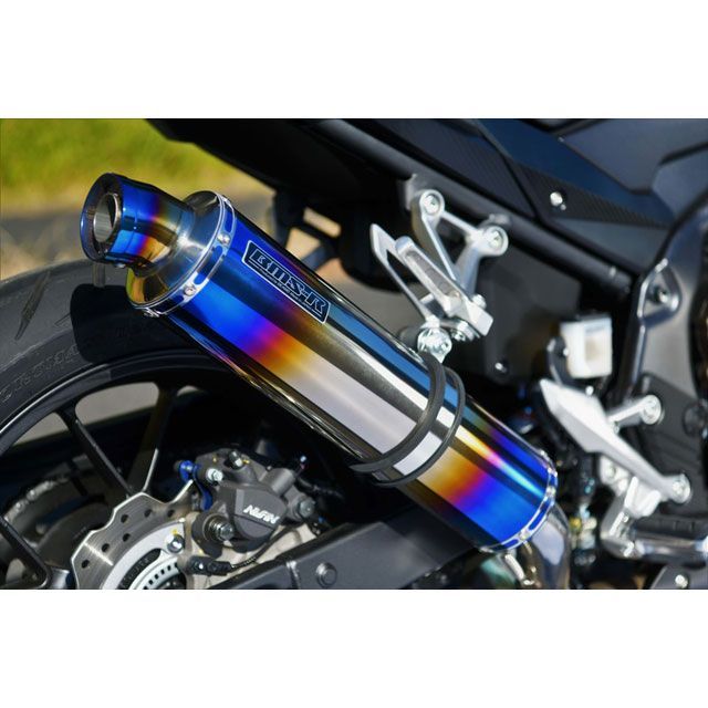 BMS R-EVO スリップオンマフラー ヒートチタン 政府認証 CBR400R G191-53-P1J