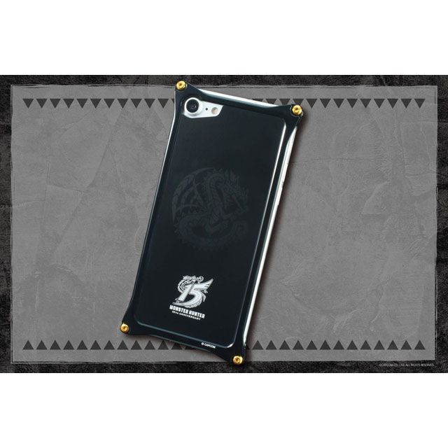 GILD design(mobile item) GI-MON-16 GILD design MONSTER HUNTER ソリッドバンパー+アルミパネルfor iPhone Xs/X(15周年モデル) 43032|モトメガネ 店