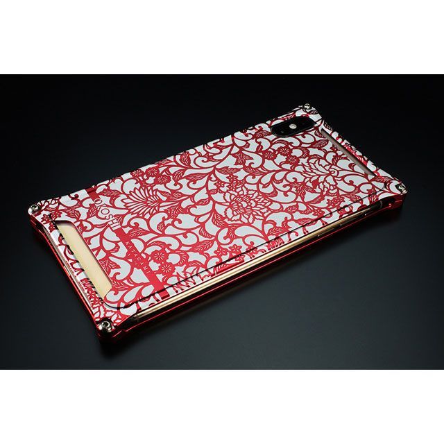 GILD design（mobile item） GOK-423AR OKOSHI-KATAGAMI アラベスク for iPhone XS Max（レッド） 43013｜モトメガネ 店