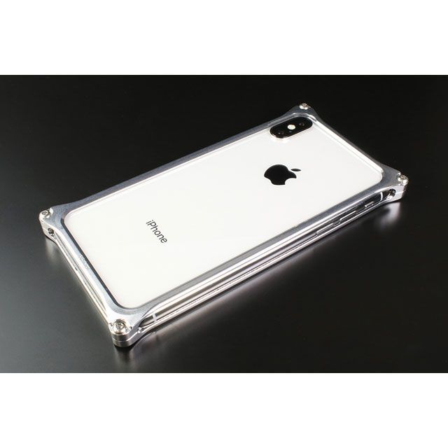 GILD design（mobile item） GI-422S ソリッドバンパー for iPhone Xs/X（シルバー） 42480