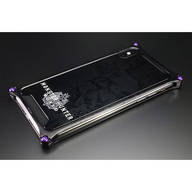 GILD design(mobile item) GI-MON-7 MONSTER HUNTER: WORLD Solidbumper for iPhoneXs/X ネルギガンテ ブラック 42623|モトメガネ 店