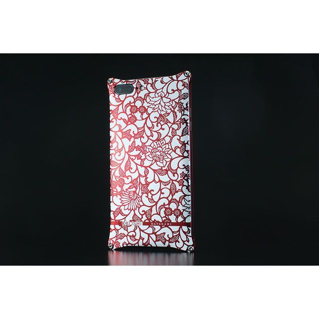 GILD design（mobile item） GOK-280AR OKOSHI-KATAGAMI アラベスク for iPhone 8Plus/7Plus（レッド） 42138