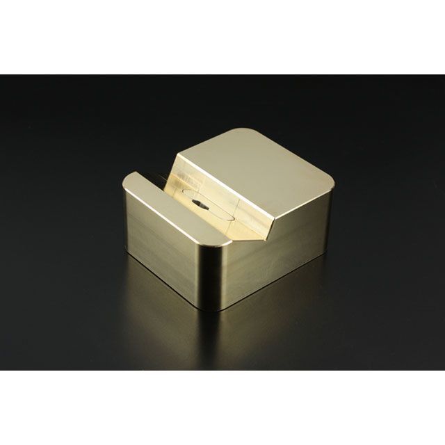 GILD design（mobile item） GI-302BRS クレードル（Apple純正 Lightning USBケーブル対応） ブラス 41440｜モトメガネ 店