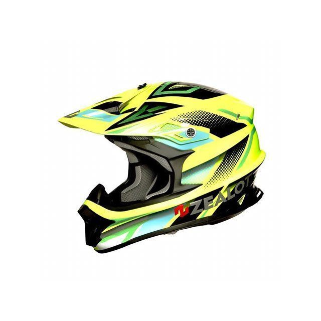 ジーロット マッドジャンパー2 オフロード用ヘルメット GRAPHIC FLUO YELLOW/BLK-GREEN サイズ XXL MJ0014/XXL