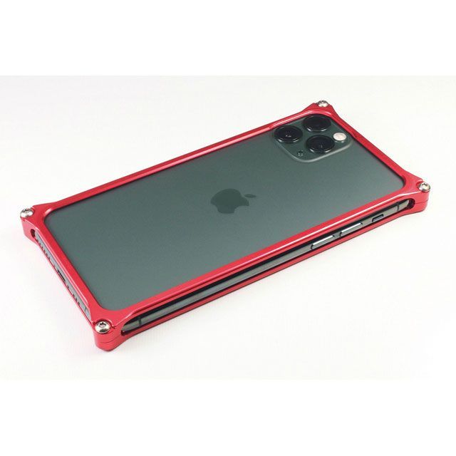 GILD design（mobile item） GI-427R ソリッドバンパー for iPhone 11 Pro Max（レッド） 43065