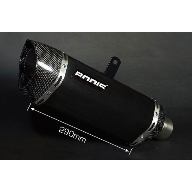 ボディス P-TEC II スリップオン・ステンレスブラック｜HCBR500-001 CB500X-CB500F-CBR500R bod_HCBR500-001