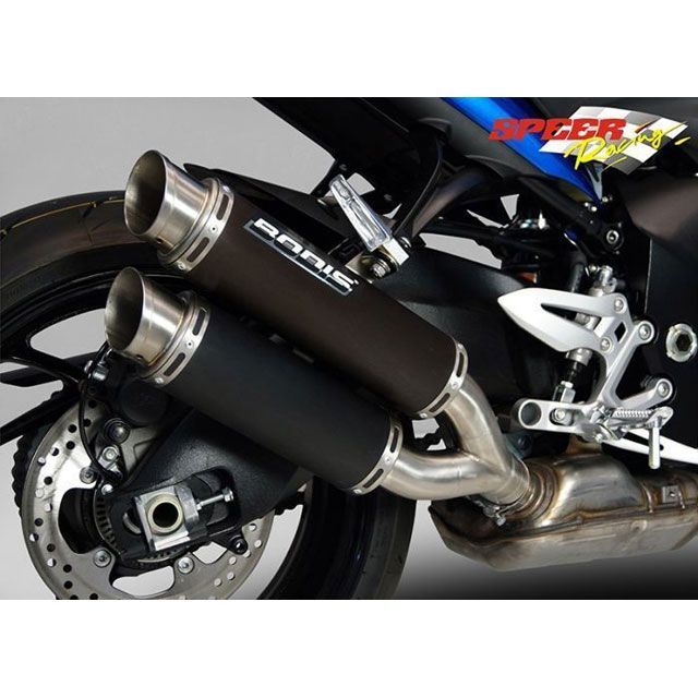 ボディス GPX2 スリップオン・ステンレスブラック for GSX-S1000/F（2015-2016）｜SGSXS1000-002 GSX-S1000/F bod_SGSXS1000-002