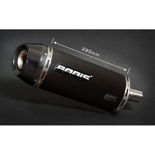 ボディス スリップオンマフラー 3-2 ステンレス ブラック Oval-Tec EURO公道走行認可 for Speed Triple（05-10）｜TSPT1050-003 Speed Triple bod_TSPT1050-003