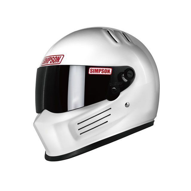 シンプソン BANDIT Pro（ホワイト） サイズ 62cm 3312106200｜モトメガネ 店