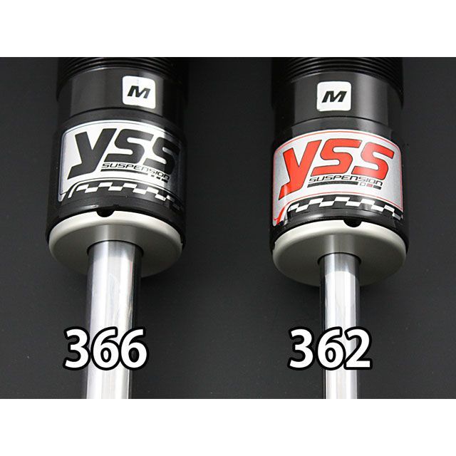 YSS Rod Line ZR362 300mm/11.8inc Sportster Family ボディカラー ブラック スプリングカラー クローム 119-4408314
