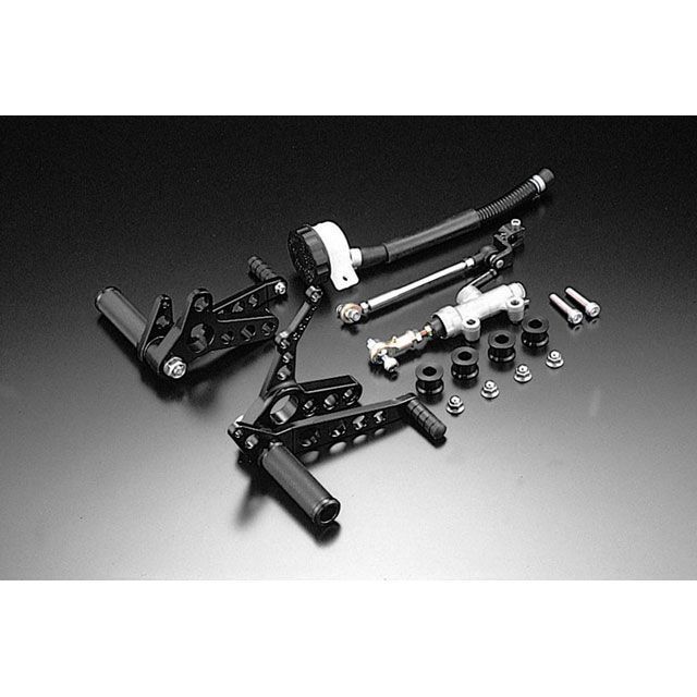 ピーエムシー ビレットバックステップkit 1000 黒 TYPE&minus;2 74-2024｜モトメガネ 店