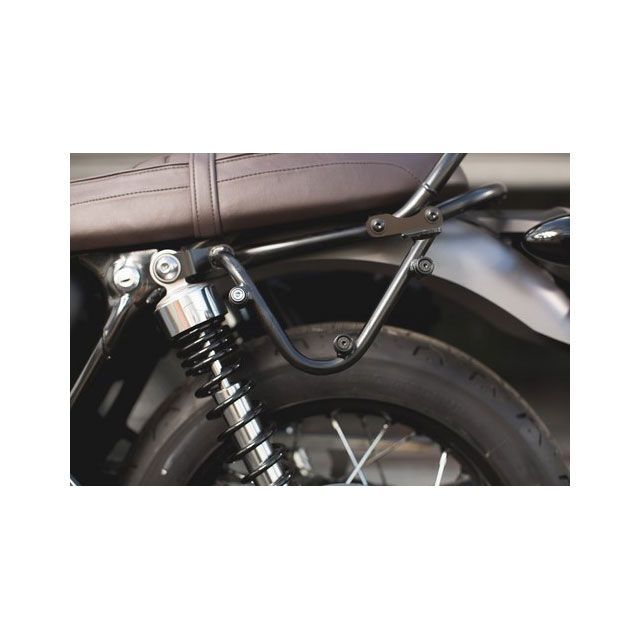 SWモテック レジェンドギア SLC サイドキャリア 右側 Triumph Bonneville T120(15-) LC1/LC2 Bonneville T100 / Black Bonneville T120 / Black sw_HTA_11_7…|モトメガネ 店