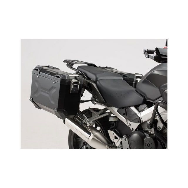 SWモテック TRAX(トラックス)ADV パニアシステム ブラック 37/37 L、Honda VFR800X Crossrunner(15-) VFR 800 X Crossrunner sw_KFT_01_548_70000B|モトメガネ 店