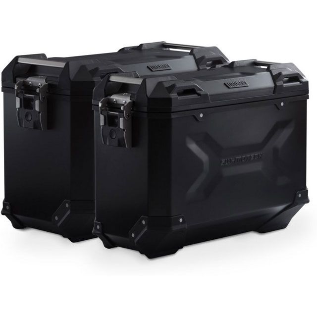 SWモテック TRAX ADV アルミ ケースシステム -ブラック- 45/37 l. BMW R 1200 GS LC/Adv（13-）、Ral.｜KFT.07.66 sw_KFT_07_664_70001B