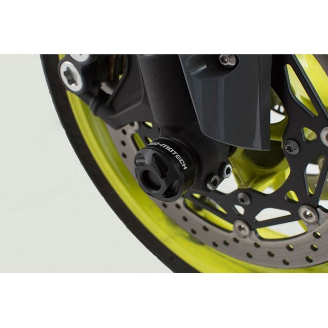 SWモテック フロント アクスルスライダーキット ブラック Yamaha YZF-R1（15-） sw_STP_06_176_10500B｜モトメガネ 店