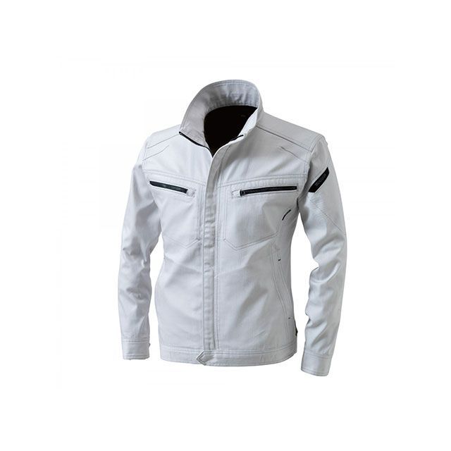 TSデザイン TS LAYERED TWILL ロングスリーブジャケット（シルバーグレー） サイズ 6L 5316